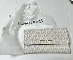 MICHAEL KORS ロゴプリント 長財布