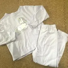 gu ユニコーンプリント パジャマセット 120cm キッズ 子供