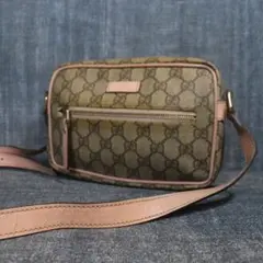 GUCCI GGスプリーム カメラバッグ ショルダーバッグ PVC グッチ