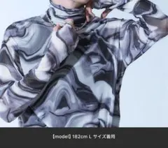 【匿名配送】Ellno Loset シアーハイネックインナー　Lサイズのサムネイル