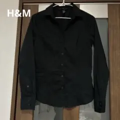 H&M ブラックシャツ　S〜 M