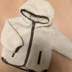 ZARA フリースフード付きボアアウター 6-9ヶ月