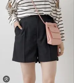 Kastane ブラックショートパンツ