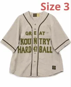 ファンシーツィード GREAT KOUNTRY ベースボールロングスリーブシャツ
