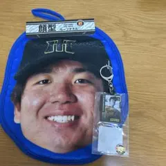 阪神タイガース　村上頌樹選手　顔型ループタオル&グラフィックアクリルキーホルダー