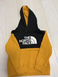 THE NORTH FACE パーカー 黒/オレンジ