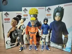 NARUTO 中忍試験編　一番くじ　ナルト　サスケ　シカマル フィギュア