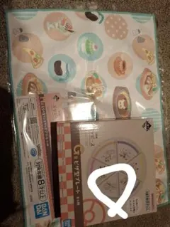 ポケピース　一番くじ　ピザ型プレート　ランチマット