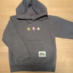 スーパーマリオ パーカー グレー 100cm~