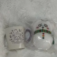 ちいかわエニマイくじ　E賞モモンガマスコットとG賞モモンガマグカップ