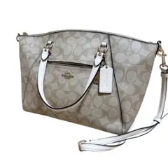極美品　coach コーチ プレーリー サッチェル 79998 シグネチャー