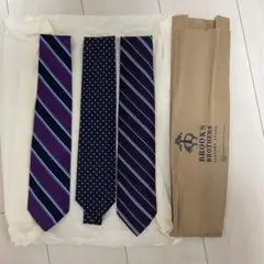 【新品タグ付き】BROOKS BROTHERS ネクタイ 3本セット