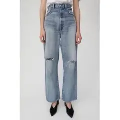 moussy HW CRASH LOOSE STRAIGHT 23inchデニムのサムネイル
