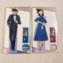 名探偵コナン　 30周年記念　 コナン展 アクリルスタンド　工藤新一 毛利蘭