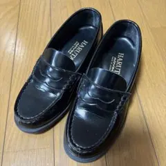 HARUTA ブラック ローファー 日本製　22.5cm