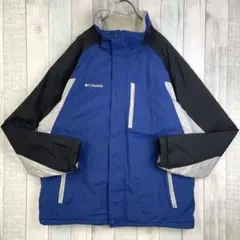古着　コロンビア　ナイロンシェルジャケット　L 　ゆるだぼ　ブルー