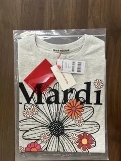 Mardi Mercredi マルディメクルディTシャツオートミールブラック