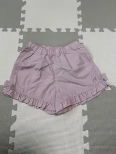 セラフ水陸両用薄紫 フリル付きショートパンツ110サイズ