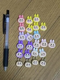 ラブブ　デコレーションパーツ 23個セット