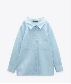 ZARA ストライプシャツのサムネイル