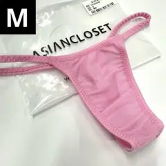 新品　Tバック TM キラキラ　セクシー　M ピンク