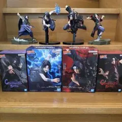 NARUTO疾風伝 うちはサスケ うちはイタチフィギュア4体セット　GIGO限定 NARUTO 疾風伝 フィギュア うちはサスケ・うちはイタチ GIGO限定