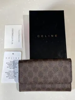 極美品 ＊ CELINE セリーヌ マカダム キャンバス 6連キーケース - メルカリ