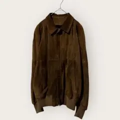 イタリア製 Splenda スエードレザーブルゾン ヴィンテージ 本革 48