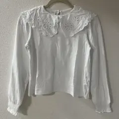 ZARA ホワイト 長袖シャツ 13-14歳　160