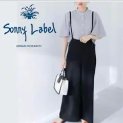 アーバンリサーチサニーレーベル　サス付きサロペット　フリーサイズ ブラック