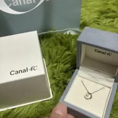 Canal 4℃ ネックレス 三日月モチーフ シルバー