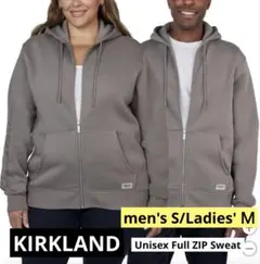 Kirkland Signature ユニセックス フルジップパーカー S/Ｍのサムネイル