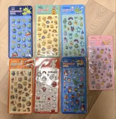 ぷくぷくシール　ディズニー　7種類セット