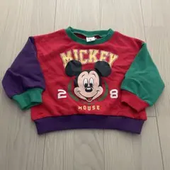 しまむら　ミコリッド　チマジロ　ディズニー　ミッキーベビートレーナー　トップス