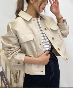 レザー ブルゾン