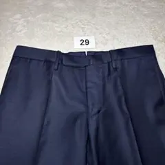 29 未使用　春秋　インコテックス　スラックス　ネイビー　44