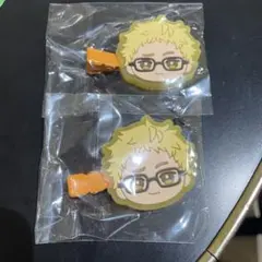 ハイキュー‼︎ みにコレ 前髪ヘアクリップ　月島蛍 2個セット