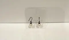 NO.12 パール フックピアス シンプルのサムネイル