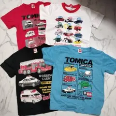 トミカ Tシャツ 4枚セット 120