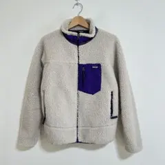 patagonia レトロX ボアジャケット ナチュラル ネイビー 美品