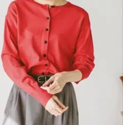 【GLOBAL WORK】レッド カーディガン M