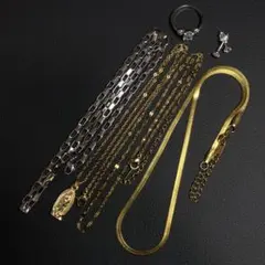 ネックレス　ゴールド　ピアス　リング　シルバー　ペンダントトップ　ん46