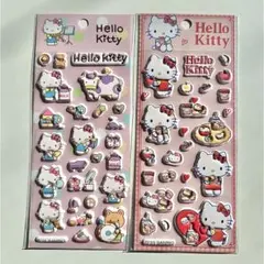 サンリオ ハローキティ マシュマロシール　立体シール 2枚セット