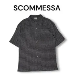 半袖シャツSCOMMESSA ネイビー archive シティーボーイ　サーフのサムネイル