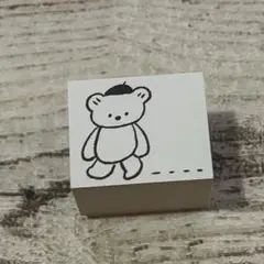 新品未使用 らんみゅ ranmyu さん はんこ スタンプ　トコトコくまちゃん