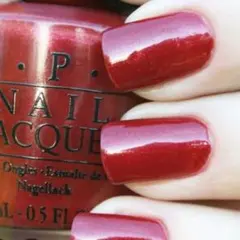 未使用に近い OPI オーピーアイ ネイルラッカー マニキュア ネイルカラー 赤のサムネイル