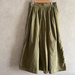 レディース　カーキ　フレアスカート　F チャオパニック