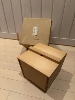 無印良品◇ ベッド下収納大 オーク材 （組立済）高さ25cmタイプ