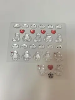 おすそ分け　正規品ボンボンドロップシールミニ　ディズニー　ベイマックス