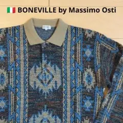 BONEVILLE C.P.COMPANY 80s 総柄ニット